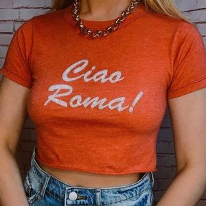 Ciao Roma crop top